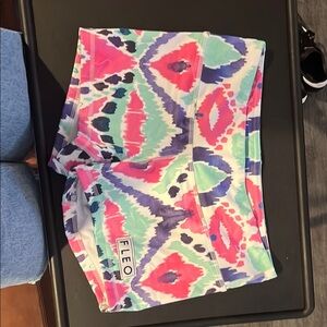 Fleo Women's Multicolor Patterned Shorts